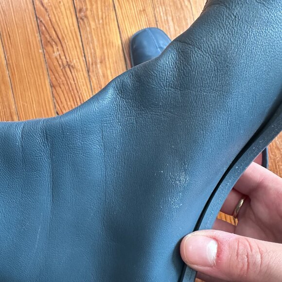 Acne Studios Logo Print Ankle Boots - Picture 10 of 12